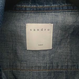 Sandro Denim Long Sleeve